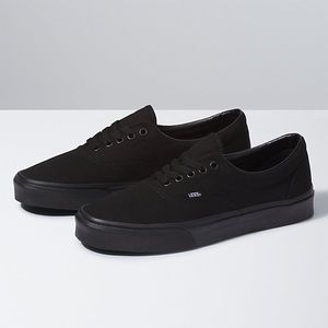 Vans Authentic Black on Black skater shoes